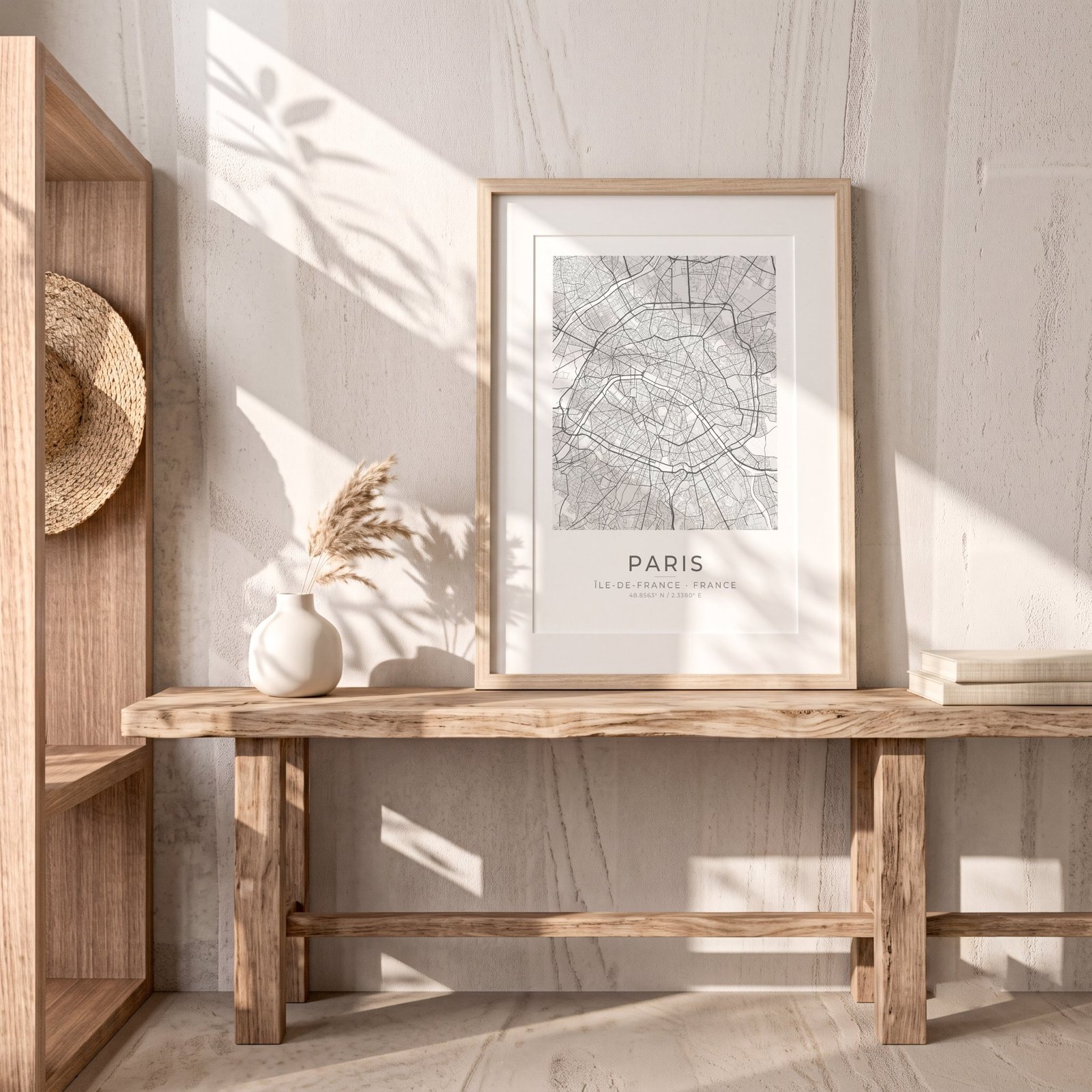 Personalized Paris where we met map poster