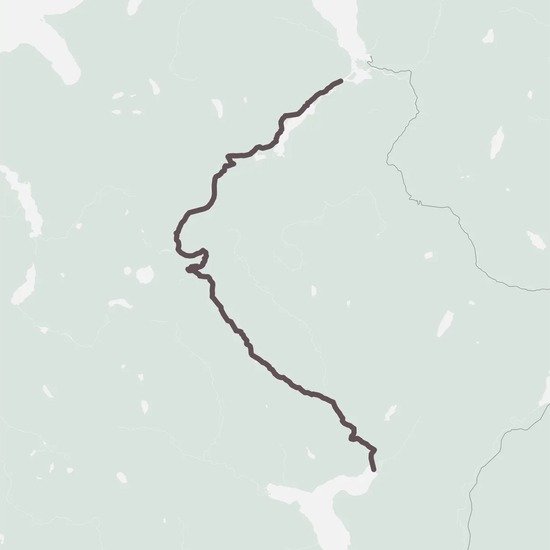 Personalized Milford Track Route Map poster