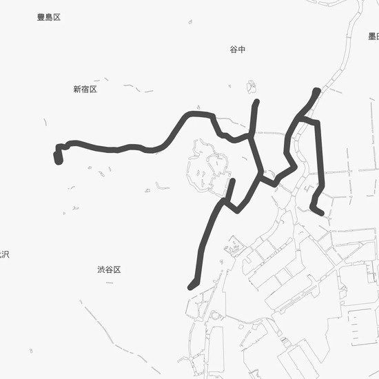 Personalized Tokyo Marathon Course Map poster